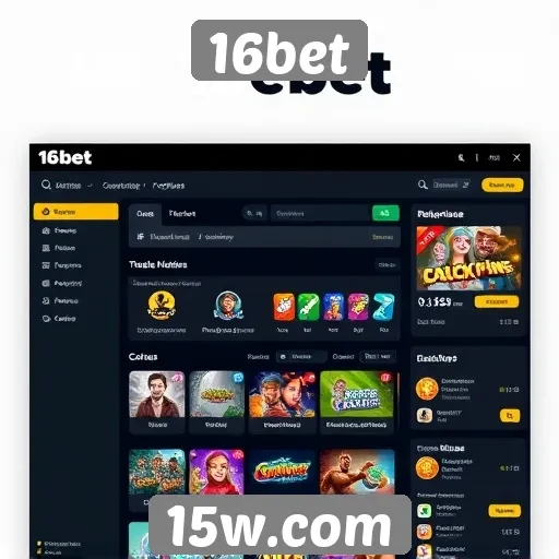 Avaliação da interface de usuário do 16bet